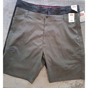 Lot of 2 Wrangler Shorts Size 46 All Terrain UPF 40 Green/Gray NWT